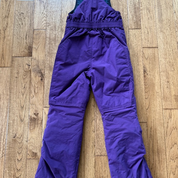 Lands End Snow Bibs Purple Youth size 14 - Picture 5 of 5